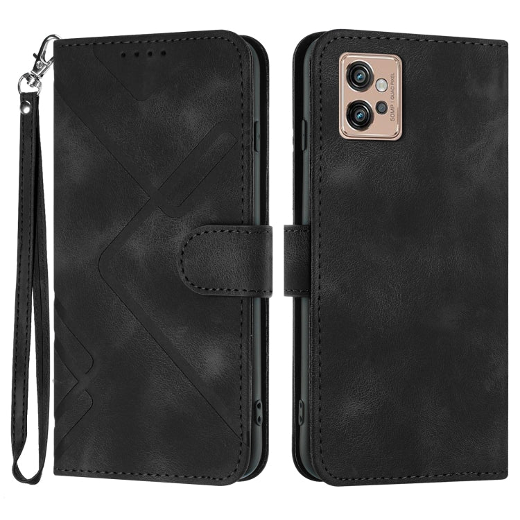 ซองโทรศัพท์หนังลายเส้นลายเส้น, For Motorola Moto G32, For Motorola Moto G42, For Motorola Moto G52, For Motorola Moto G22, For Motorola Moto E20 / E30 / E40, For Motorola Moto E7 Power