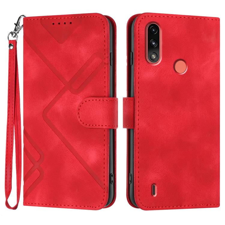ซองโทรศัพท์หนังลายเส้นลายเส้น, For Motorola Moto G32, For Motorola Moto G42, For Motorola Moto G52, For Motorola Moto G22, For Motorola Moto E20 / E30 / E40, For Motorola Moto E7 Power
