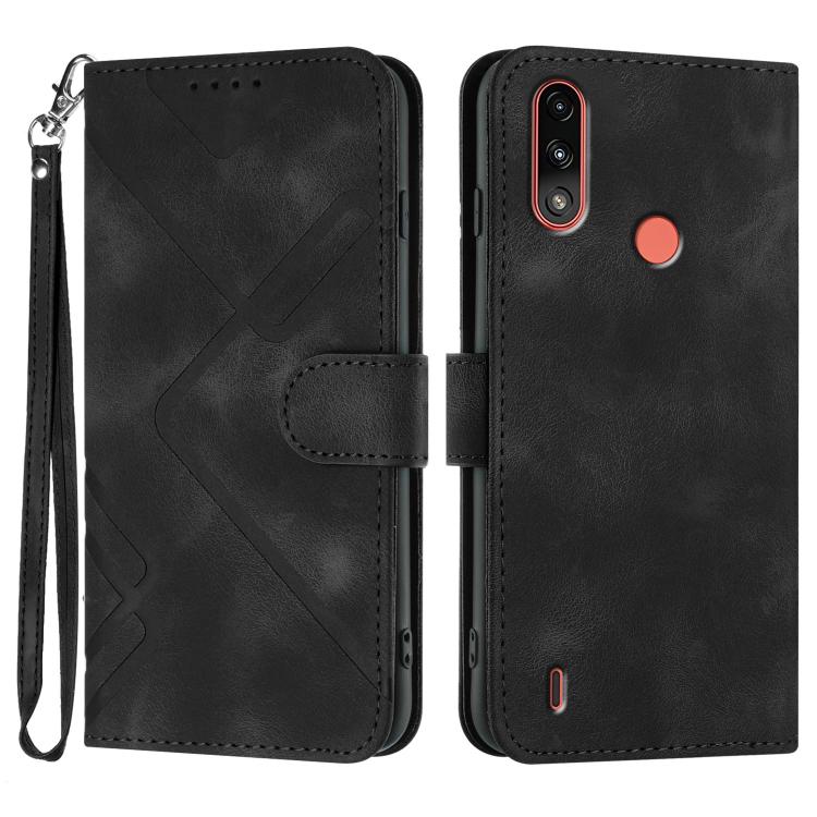 ซองโทรศัพท์หนังลายเส้นลายเส้น, For Motorola Moto G32, For Motorola Moto G42, For Motorola Moto G52, For Motorola Moto G22, For Motorola Moto E20 / E30 / E40, For Motorola Moto E7 Power