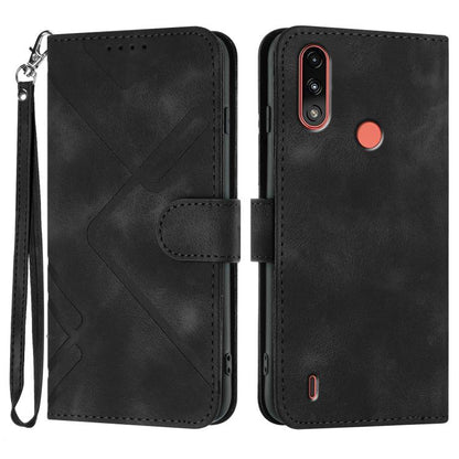 ซองโทรศัพท์หนังลายเส้นลายเส้น, For Motorola Moto G32, For Motorola Moto G42, For Motorola Moto G52, For Motorola Moto G22, For Motorola Moto E20 / E30 / E40, For Motorola Moto E7 Power