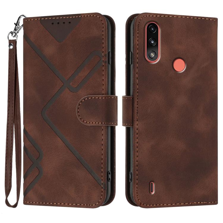 ซองโทรศัพท์หนังลายเส้นลายเส้น, For Motorola Moto G32, For Motorola Moto G42, For Motorola Moto G52, For Motorola Moto G22, For Motorola Moto E20 / E30 / E40, For Motorola Moto E7 Power