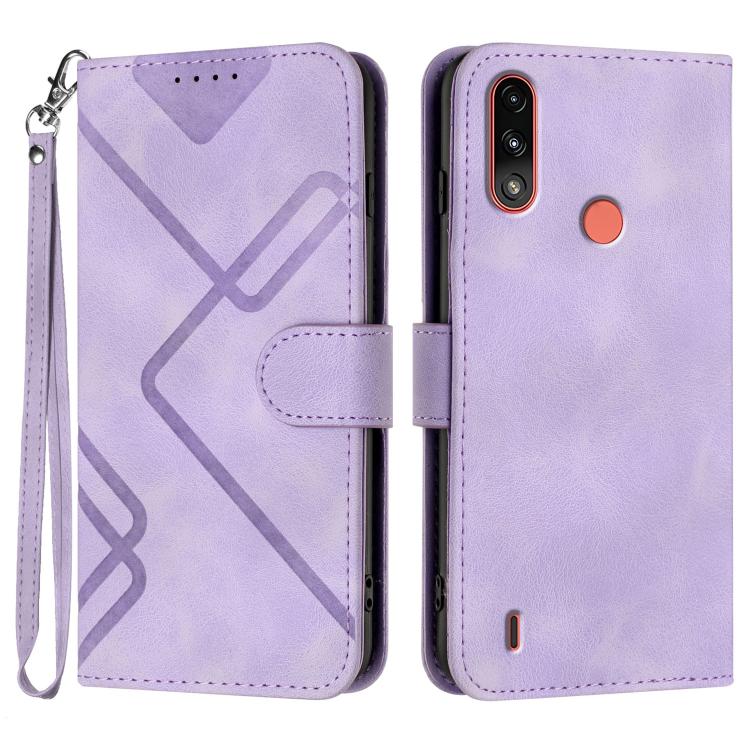 ซองโทรศัพท์หนังลายเส้นลายเส้น, For Motorola Moto G32, For Motorola Moto G42, For Motorola Moto G52, For Motorola Moto G22, For Motorola Moto E20 / E30 / E40, For Motorola Moto E7 Power