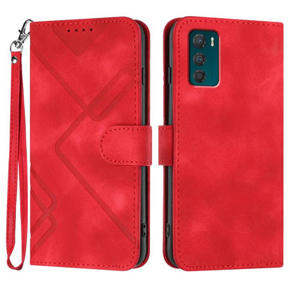 ซองโทรศัพท์หนังลายเส้นลายเส้น, For Motorola Moto G32, For Motorola Moto G42, For Motorola Moto G52, For Motorola Moto G22, For Motorola Moto E20 / E30 / E40, For Motorola Moto E7 Power