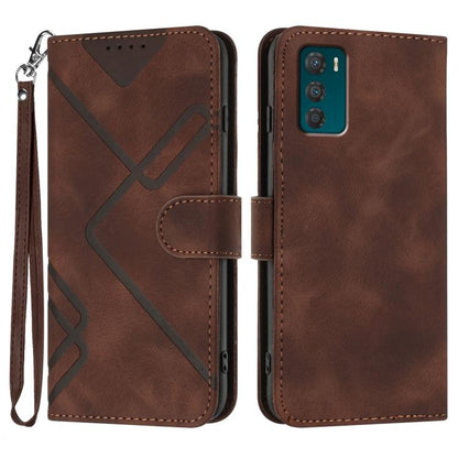 ซองโทรศัพท์หนังลายเส้นลายเส้น, For Motorola Moto G32, For Motorola Moto G42, For Motorola Moto G52, For Motorola Moto G22, For Motorola Moto E20 / E30 / E40, For Motorola Moto E7 Power