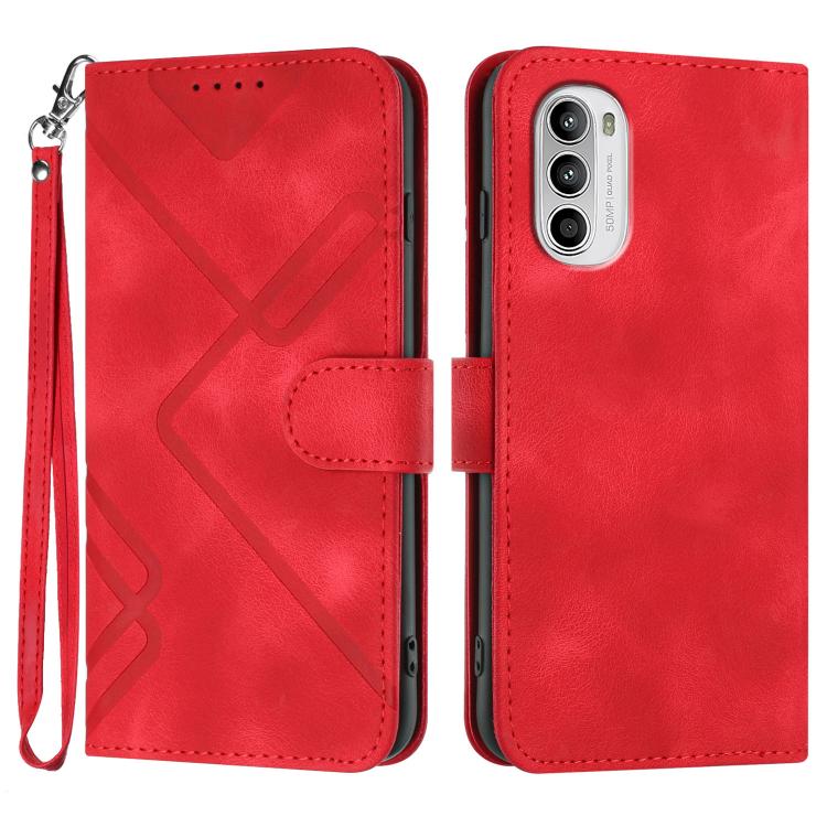 ซองโทรศัพท์หนังลายเส้นลายเส้น, For Motorola Moto G32, For Motorola Moto G42, For Motorola Moto G52, For Motorola Moto G22, For Motorola Moto E20 / E30 / E40, For Motorola Moto E7 Power