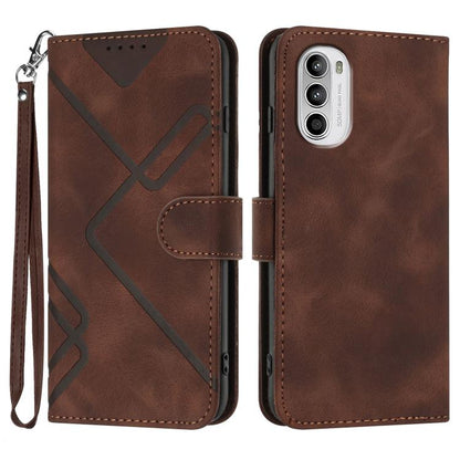 ซองโทรศัพท์หนังลายเส้นลายเส้น, For Motorola Moto G32, For Motorola Moto G42, For Motorola Moto G52, For Motorola Moto G22, For Motorola Moto E20 / E30 / E40, For Motorola Moto E7 Power
