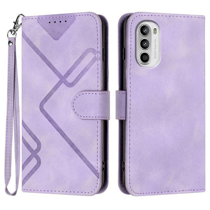 ซองโทรศัพท์หนังลายเส้นลายเส้น, For Motorola Moto G32, For Motorola Moto G42, For Motorola Moto G52, For Motorola Moto G22, For Motorola Moto E20 / E30 / E40, For Motorola Moto E7 Power