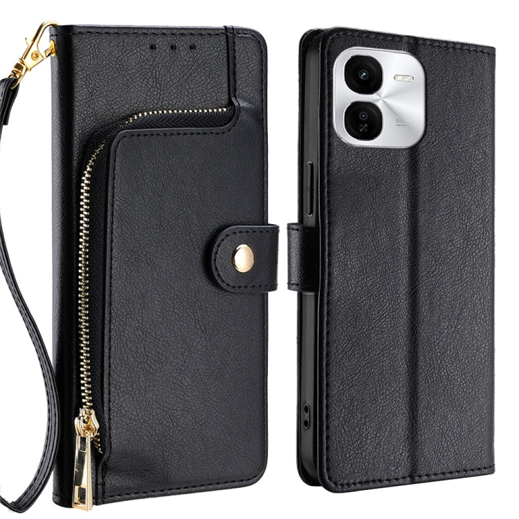 ซองใส่โทรศัพท์หนังซิปกระเป๋า, For vivo V50 Lite 5G, For vivo Y29s 5G / Y04 4G, For vivo Y29 4G Global, For vivo V50 5G, For vivo X200 Pro 5G, For vivo S19 Pro, For vivo S19, For vivo Y28 4G, For vivo X100s, For vivo Y38 5G / T3x Global                 ...