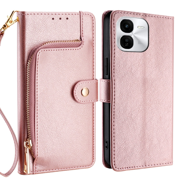 ซองใส่โทรศัพท์หนังซิปกระเป๋า, For vivo V50 Lite 5G, For vivo Y29s 5G / Y04 4G, For vivo Y29 4G Global, For vivo V50 5G, For vivo X200 Pro 5G, For vivo S19 Pro, For vivo S19, For vivo Y28 4G, For vivo X100s, For vivo Y38 5G / T3x Global                 ...