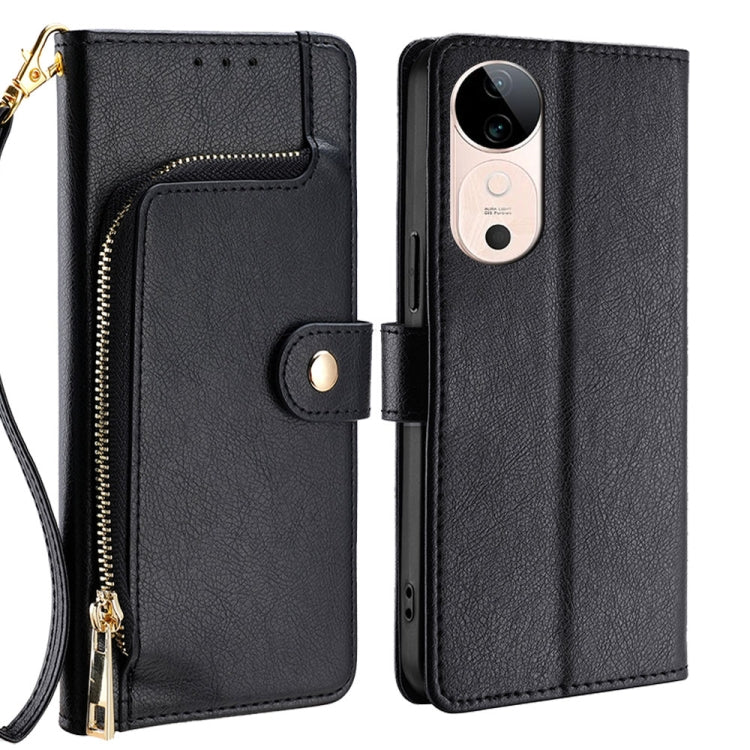 ซองใส่โทรศัพท์หนังซิปกระเป๋า, For vivo V50 Lite 5G, For vivo Y29s 5G / Y04 4G, For vivo Y29 4G Global, For vivo V50 5G, For vivo X200 Pro 5G, For vivo S19 Pro, For vivo S19, For vivo Y28 4G, For vivo X100s, For vivo Y38 5G / T3x Global                 ...