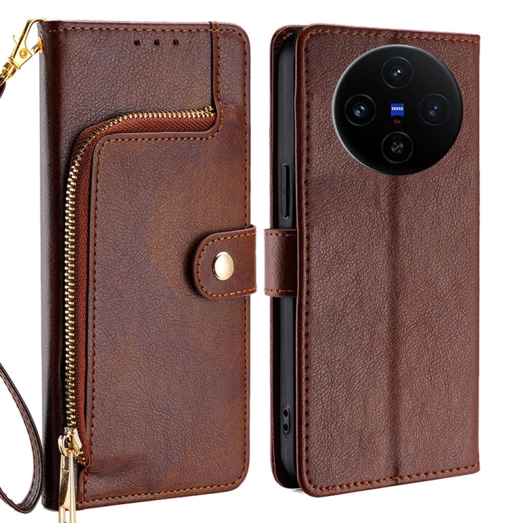 ซองใส่โทรศัพท์หนังซิปกระเป๋า, For vivo V50 Lite 5G, For vivo Y29s 5G / Y04 4G, For vivo Y29 4G Global, For vivo V50 5G, For vivo X200 Pro 5G, For vivo S19 Pro, For vivo S19, For vivo Y28 4G, For vivo X100s, For vivo Y38 5G / T3x Global                 ...