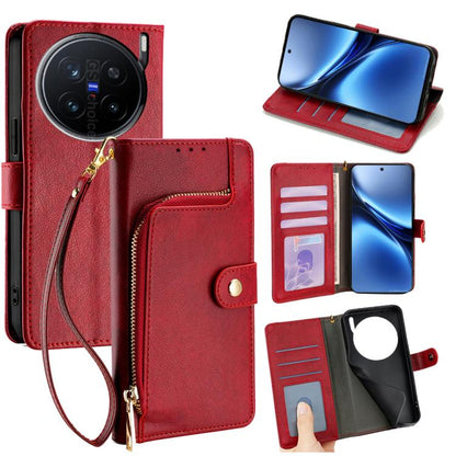 ซองใส่โทรศัพท์หนังซิปกระเป๋า, For vivo V50 Lite 5G, For vivo Y29s 5G / Y04 4G, For vivo Y29 4G Global, For vivo V50 5G, For vivo X200 Pro 5G, For vivo S19 Pro, For vivo S19, For vivo Y28 4G, For vivo X100s, For vivo Y38 5G / T3x Global                 ...