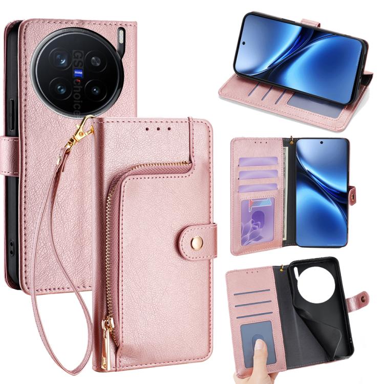 ซองใส่โทรศัพท์หนังซิปกระเป๋า, For vivo V50 Lite 5G, For vivo Y29s 5G / Y04 4G, For vivo Y29 4G Global, For vivo V50 5G, For vivo X200 Pro 5G, For vivo S19 Pro, For vivo S19, For vivo Y28 4G, For vivo X100s, For vivo Y38 5G / T3x Global                 ...