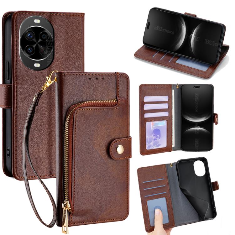 ซองใส่โทรศัพท์หนังซิปกระเป๋า, For Huawei nova 15 Ultra, For Huawei nova 15 Pro, For Huawei nova 15, For Huawei Mate 80 Pro Max 5G, For Huawei Mate 80 5G, For Huawei Maimang 40 5G, For Huawei Pura 80 5G, For Huawei nova 14 Ultra 5G                      ...