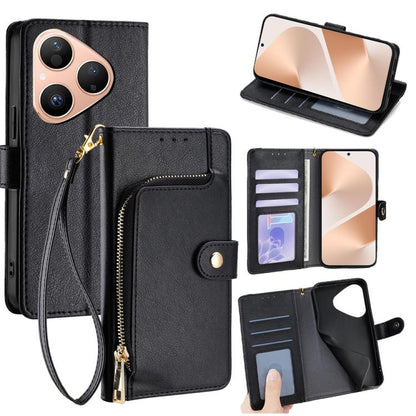 ซองใส่โทรศัพท์หนังซิปกระเป๋า, For Huawei nova 15 Ultra, For Huawei nova 15 Pro, For Huawei nova 15, For Huawei Mate 80 Pro Max 5G, For Huawei Mate 80 5G, For Huawei Maimang 40 5G, For Huawei Pura 80 5G, For Huawei nova 14 Ultra 5G                      ...