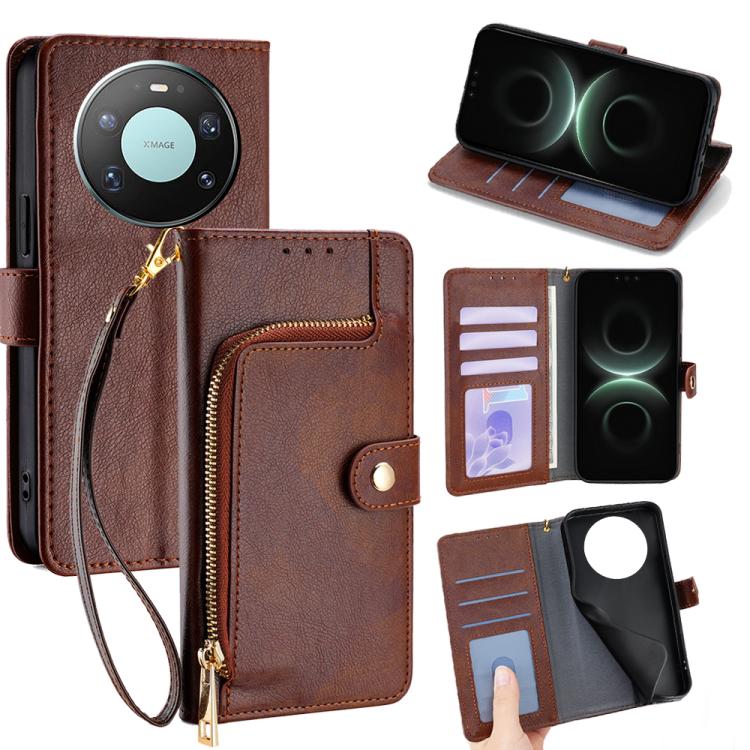 ซองใส่โทรศัพท์หนังซิปกระเป๋า, For Huawei nova 15 Ultra, For Huawei nova 15 Pro, For Huawei nova 15, For Huawei Mate 80 Pro Max 5G, For Huawei Mate 80 5G, For Huawei Maimang 40 5G, For Huawei Pura 80 5G, For Huawei nova 14 Ultra 5G                      ...