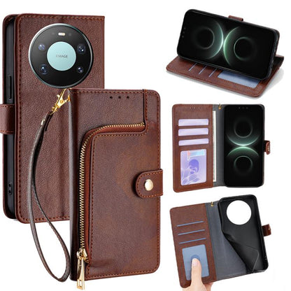 ซองใส่โทรศัพท์หนังซิปกระเป๋า, For Huawei nova 15 Ultra, For Huawei nova 15 Pro, For Huawei nova 15, For Huawei Mate 80 Pro Max 5G, For Huawei Mate 80 5G, For Huawei Maimang 40 5G, For Huawei Pura 80 5G, For Huawei nova 14 Ultra 5G                      ...