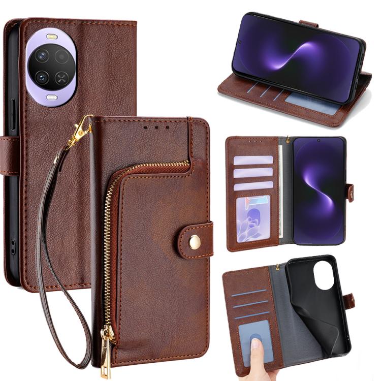 ซองใส่โทรศัพท์หนังซิปกระเป๋า, For Huawei nova 15 Ultra, For Huawei nova 15 Pro, For Huawei nova 15, For Huawei Mate 80 Pro Max 5G, For Huawei Mate 80 5G, For Huawei Maimang 40 5G, For Huawei Pura 80 5G, For Huawei nova 14 Ultra 5G                      ...