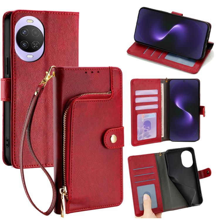 ซองใส่โทรศัพท์หนังซิปกระเป๋า, For Huawei nova 15 Ultra, For Huawei nova 15 Pro, For Huawei nova 15, For Huawei Mate 80 Pro Max 5G, For Huawei Mate 80 5G, For Huawei Maimang 40 5G, For Huawei Pura 80 5G, For Huawei nova 14 Ultra 5G                      ...