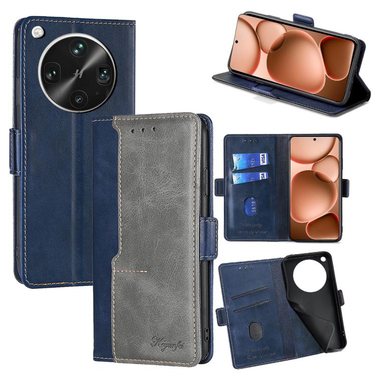 เคสโทรศัพท์หนังหัวเข็มขัดด้านข้างสีตัดกัน, For OPPO K13 Turbo Pro 5G, For OPPO Reno14 F 5G, For OPPO A5x 5G Global, For OPPO A5 5G 2025 Global, For OPPO Reno14 Pro 5G, For OPPO Find X8s+ 5G, For OPPO Find X8s 5G, For OPPO Find X8 Ultra 5G