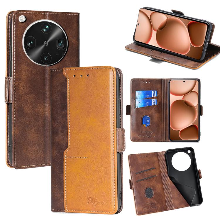 เคสโทรศัพท์หนังหัวเข็มขัดด้านข้างสีตัดกัน, For OPPO K13 Turbo Pro 5G, For OPPO Reno14 F 5G, For OPPO A5x 5G Global, For OPPO A5 5G 2025 Global, For OPPO Reno14 Pro 5G, For OPPO Find X8s+ 5G, For OPPO Find X8s 5G, For OPPO Find X8 Ultra 5G
