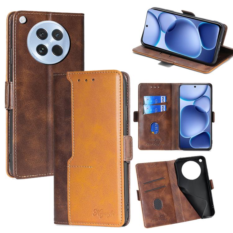 เคสโทรศัพท์หนังหัวเข็มขัดด้านข้างสีตัดกัน, For OPPO K13 Turbo Pro 5G, For OPPO Reno14 F 5G, For OPPO A5x 5G Global, For OPPO A5 5G 2025 Global, For OPPO Reno14 Pro 5G, For OPPO Find X8s+ 5G, For OPPO Find X8s 5G, For OPPO Find X8 Ultra 5G