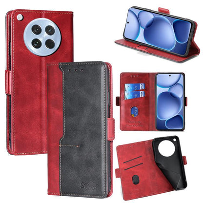 เคสโทรศัพท์หนังหัวเข็มขัดด้านข้างสีตัดกัน, For OPPO K13 Turbo Pro 5G, For OPPO Reno14 F 5G, For OPPO A5x 5G Global, For OPPO A5 5G 2025 Global, For OPPO Reno14 Pro 5G, For OPPO Find X8s+ 5G, For OPPO Find X8s 5G, For OPPO Find X8 Ultra 5G