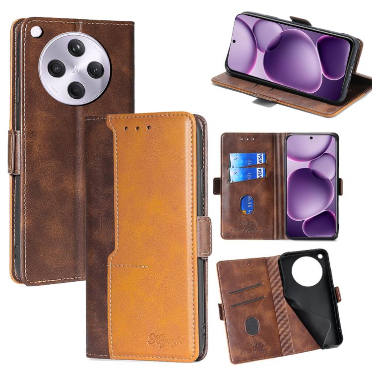 เคสโทรศัพท์หนังหัวเข็มขัดด้านข้างสีตัดกัน, For OPPO K13 Turbo Pro 5G, For OPPO Reno14 F 5G, For OPPO A5x 5G Global, For OPPO A5 5G 2025 Global, For OPPO Reno14 Pro 5G, For OPPO Find X8s+ 5G, For OPPO Find X8s 5G, For OPPO Find X8 Ultra 5G
