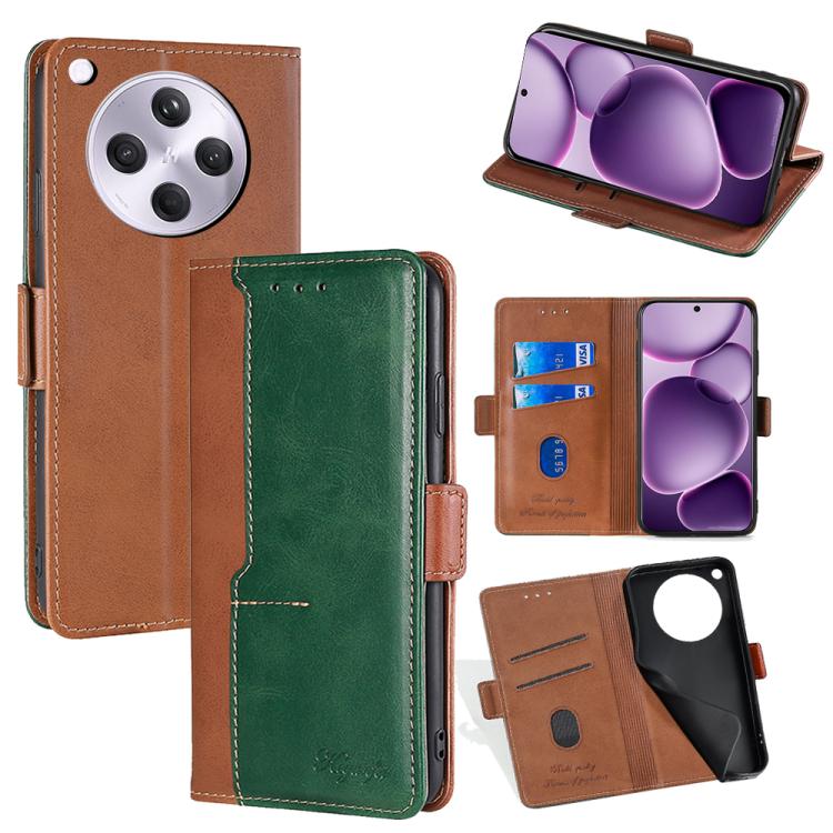 เคสโทรศัพท์หนังหัวเข็มขัดด้านข้างสีตัดกัน, For OPPO K13 Turbo Pro 5G, For OPPO Reno14 F 5G, For OPPO A5x 5G Global, For OPPO A5 5G 2025 Global, For OPPO Reno14 Pro 5G, For OPPO Find X8s+ 5G, For OPPO Find X8s 5G, For OPPO Find X8 Ultra 5G
