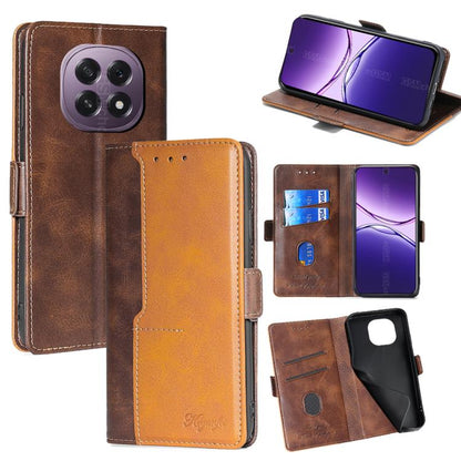 เคสโทรศัพท์หนังหัวเข็มขัดด้านข้างสีตัดกัน, For OPPO K13 Turbo Pro 5G, For OPPO Reno14 F 5G, For OPPO A5x 5G Global, For OPPO A5 5G 2025 Global, For OPPO Reno14 Pro 5G, For OPPO Find X8s+ 5G, For OPPO Find X8s 5G, For OPPO Find X8 Ultra 5G