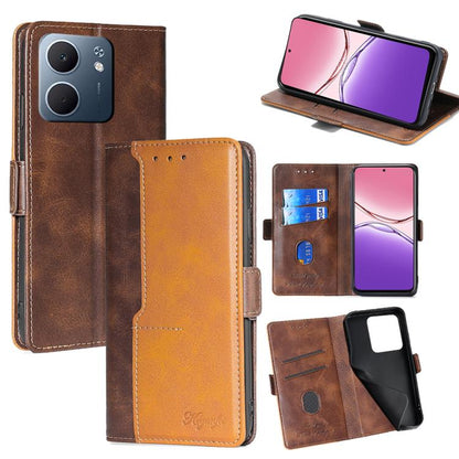 เคสโทรศัพท์หนังหัวเข็มขัดด้านข้างสีตัดกัน, For OPPO K13 Turbo Pro 5G, For OPPO Reno14 F 5G, For OPPO A5x 5G Global, For OPPO A5 5G 2025 Global, For OPPO Reno14 Pro 5G, For OPPO Find X8s+ 5G, For OPPO Find X8s 5G, For OPPO Find X8 Ultra 5G