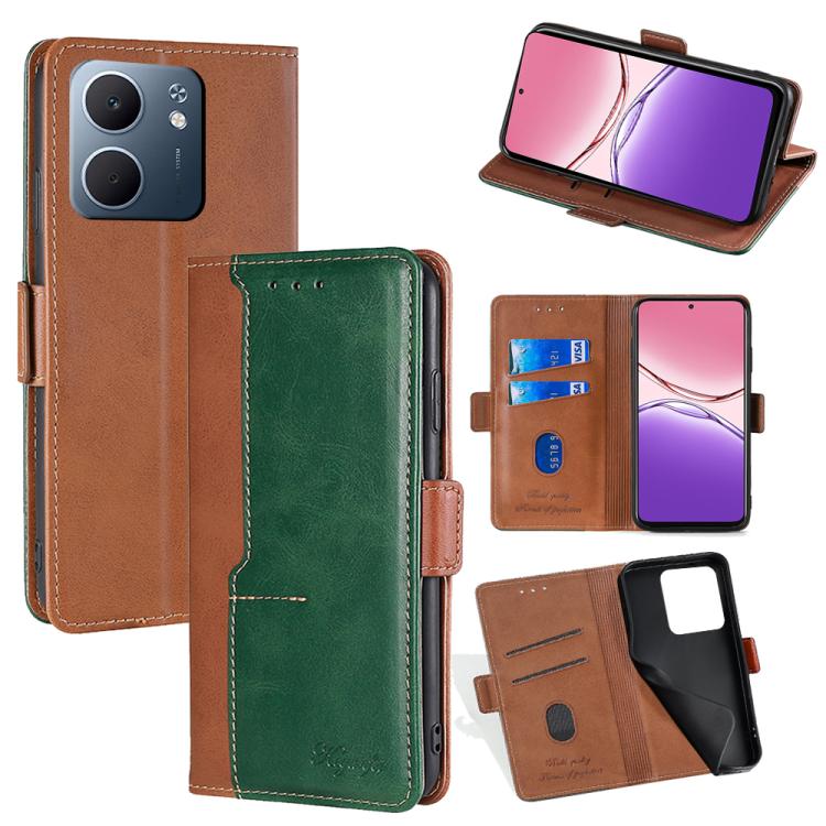 เคสโทรศัพท์หนังหัวเข็มขัดด้านข้างสีตัดกัน, For OPPO K13 Turbo Pro 5G, For OPPO Reno14 F 5G, For OPPO A5x 5G Global, For OPPO A5 5G 2025 Global, For OPPO Reno14 Pro 5G, For OPPO Find X8s+ 5G, For OPPO Find X8s 5G, For OPPO Find X8 Ultra 5G