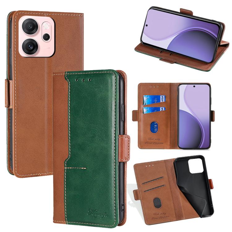 เคสโทรศัพท์หนังหัวเข็มขัดด้านข้างสีตัดกัน, For OPPO K13 Turbo Pro 5G, For OPPO Reno14 F 5G, For OPPO A5x 5G Global, For OPPO A5 5G 2025 Global, For OPPO Reno14 Pro 5G, For OPPO Find X8s+ 5G, For OPPO Find X8s 5G, For OPPO Find X8 Ultra 5G