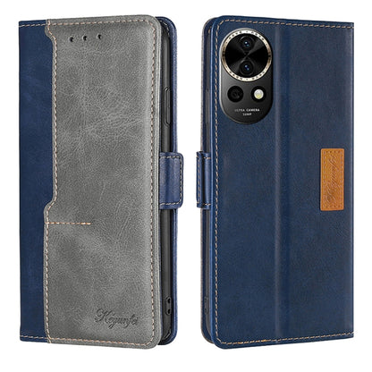 เคสโทรศัพท์หนังหัวเข็มขัดด้านข้างสีตัดกัน, For Huawei Pura 70 5G, For Huawei nova 12 5G, For Huawei Enjoy 60 Pro / nova 11i, For Huawei Enjoy 60X, For Huawei nova 11 Pro 4G / 11 Ultra 4G, For Huawei nova 11 4G