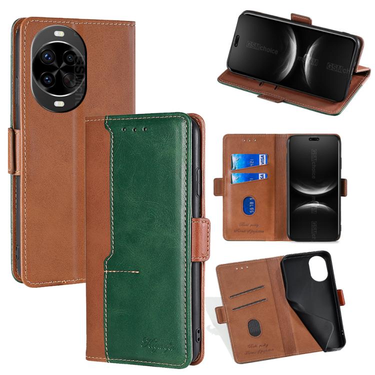 เคสโทรศัพท์หนังหัวเข็มขัดด้านข้างสีตัดกัน, For Huawei Maimang 40 5G, For Huawei Pura 80 5G, For Huawei nova 14 Ultra 5G, For Huawei nova 14 Pro 5G, For Huawei nova 14 5G, For Huawei Pura 70 Pro / 70 Pro+ 5G, For Huawei Pura 70 Ultra 5G                 ...