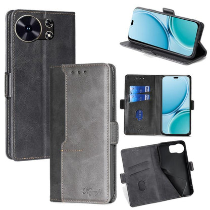 เคสโทรศัพท์หนังหัวเข็มขัดด้านข้างสีตัดกัน, For Huawei Maimang 40 5G, For Huawei Pura 80 5G, For Huawei nova 14 Ultra 5G, For Huawei nova 14 Pro 5G, For Huawei nova 14 5G, For Huawei Pura 70 Pro / 70 Pro+ 5G, For Huawei Pura 70 Ultra 5G                 ...