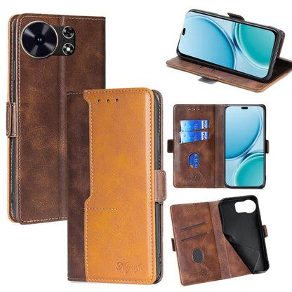 เคสโทรศัพท์หนังหัวเข็มขัดด้านข้างสีตัดกัน, For Huawei Maimang 40 5G, For Huawei Pura 80 5G, For Huawei nova 14 Ultra 5G, For Huawei nova 14 Pro 5G, For Huawei nova 14 5G, For Huawei Pura 70 Pro / 70 Pro+ 5G, For Huawei Pura 70 Ultra 5G                 ...