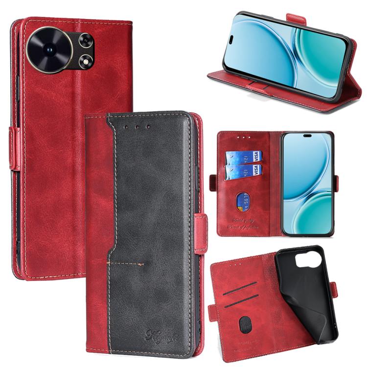 เคสโทรศัพท์หนังหัวเข็มขัดด้านข้างสีตัดกัน, For Huawei Maimang 40 5G, For Huawei Pura 80 5G, For Huawei nova 14 Ultra 5G, For Huawei nova 14 Pro 5G, For Huawei nova 14 5G, For Huawei Pura 70 Pro / 70 Pro+ 5G, For Huawei Pura 70 Ultra 5G                 ...