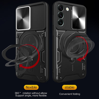 ซองใส่โทรศัพท์แบบแม่เหล็ก Camshield แบบเลื่อนพื้นผิวซีดี, For Samsung Galaxy S22 5G, For Samsung Galaxy A13 5G, For Samsung Galaxy A03s, For Samsung Galaxy A53, For Samsung Galaxy S21 5G, For Samsung Galaxy S21+ 5G, For Samsung Galaxy S21 Ultra 5G
