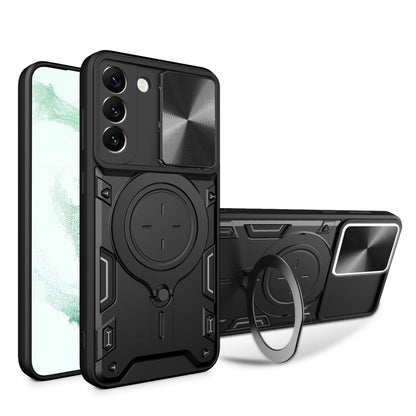 ซองใส่โทรศัพท์แบบแม่เหล็ก Camshield แบบเลื่อนพื้นผิวซีดี, For Samsung Galaxy S23+ 5G, For Samsung Galaxy S23 5G, For Samsung Galaxy S20 FE, For Samsung Galaxy A73 5G, For Samsung Galaxy A33 5G, For Samsung Galaxy A13 4G, For Samsung Galaxy S22 Ultra 5G...
