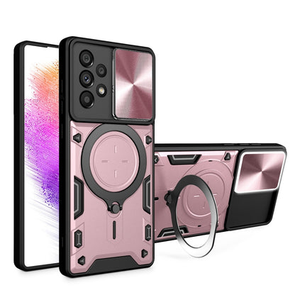 ซองใส่โทรศัพท์แบบแม่เหล็ก Camshield แบบเลื่อนพื้นผิวซีดี, For Samsung Galaxy S23+ 5G, For Samsung Galaxy S23 5G, For Samsung Galaxy S20 FE, For Samsung Galaxy A73 5G, For Samsung Galaxy A33 5G, For Samsung Galaxy A13 4G, For Samsung Galaxy S22 Ultra 5G...