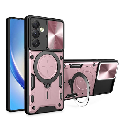 ซองใส่โทรศัพท์แบบแม่เหล็ก Camshield แบบเลื่อนพื้นผิวซีดี, For Samsung Galaxy S24 FE 5G, For Samsung Galaxy S24+ 5G, For Samsung Galaxy S24 5G, For Samsung Galaxy A24 4G, For Samsung Galaxy A23 5G, For Samsung Galaxy A34 5G, For Samsung Galaxy A54 5G   ...