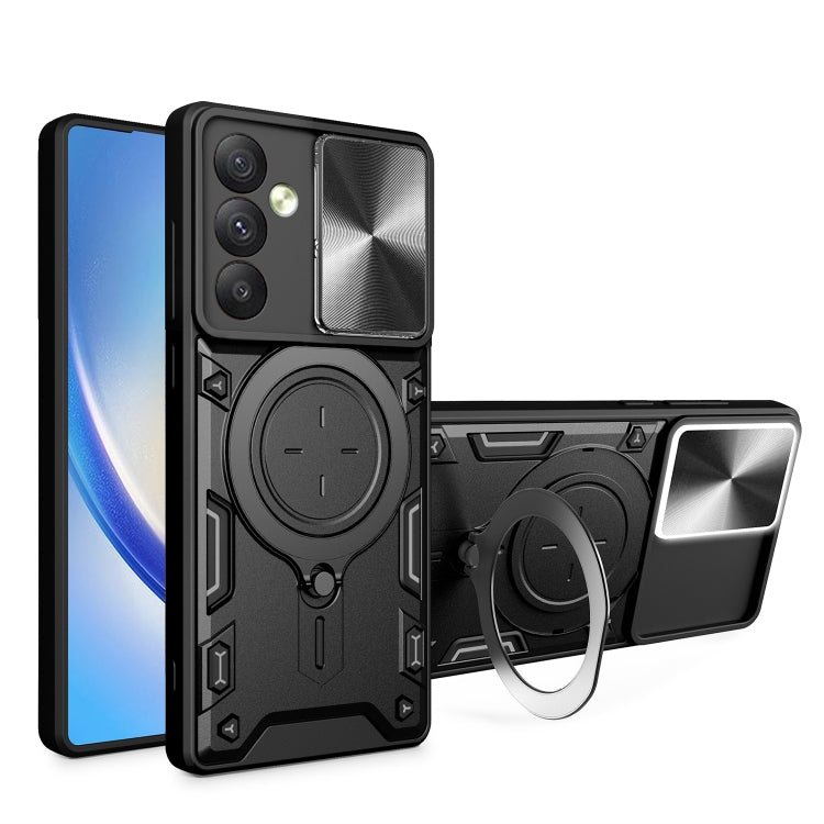 ซองใส่โทรศัพท์แบบแม่เหล็ก Camshield แบบเลื่อนพื้นผิวซีดี, For Samsung Galaxy S24 FE 5G, For Samsung Galaxy S24+ 5G, For Samsung Galaxy S24 5G, For Samsung Galaxy A24 4G, For Samsung Galaxy A23 5G, For Samsung Galaxy A34 5G, For Samsung Galaxy A54 5G   ...