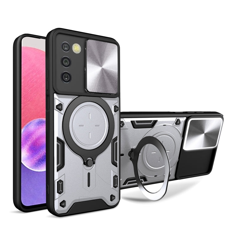 ซองใส่โทรศัพท์แบบแม่เหล็ก Camshield แบบเลื่อนพื้นผิวซีดี, For Samsung Galaxy S22 5G, For Samsung Galaxy A13 5G, For Samsung Galaxy A03s, For Samsung Galaxy A53, For Samsung Galaxy S21 5G, For Samsung Galaxy S21+ 5G, For Samsung Galaxy S21 Ultra 5G