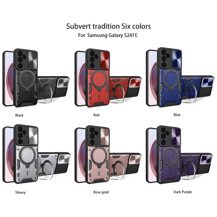 ซองใส่โทรศัพท์แบบแม่เหล็ก Camshield แบบเลื่อนพื้นผิวซีดี, For Samsung Galaxy S24 FE 5G, For Samsung Galaxy S24+ 5G, For Samsung Galaxy S24 5G, For Samsung Galaxy A24 4G, For Samsung Galaxy A23 5G, For Samsung Galaxy A34 5G, For Samsung Galaxy A54 5G   ...