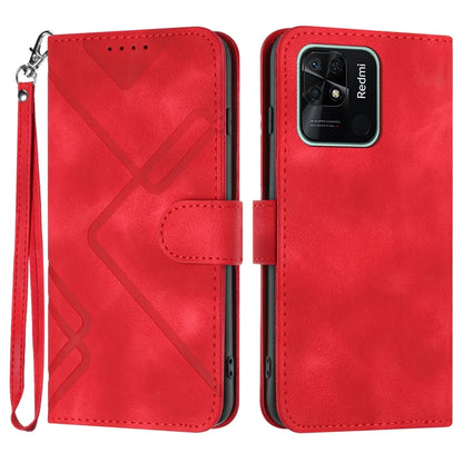 ซองโทรศัพท์หนังลายเส้นลายเส้น, For Xiaomi Poco M5, For Xiaomi Poco M5s 4G Global, For Xiaomi Redmi Note 11 Pro 4G/5G Global, For Xiaomi Redmi Note 11SE 4G India, For Xiaomi Redmi 10 Power, For Xiaomi Redmi 10A 4G, For Xiaomi Redmi 10C Global/10 India  ...
