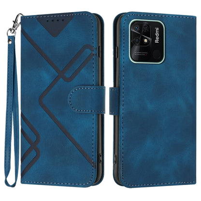 ซองโทรศัพท์หนังลายเส้นลายเส้น, For Xiaomi Poco M5, For Xiaomi Poco M5s 4G Global, For Xiaomi Redmi Note 11 Pro 4G/5G Global, For Xiaomi Redmi Note 11SE 4G India, For Xiaomi Redmi 10 Power, For Xiaomi Redmi 10A 4G, For Xiaomi Redmi 10C Global/10 India  ...