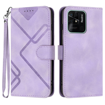 ซองโทรศัพท์หนังลายเส้นลายเส้น, For Xiaomi Poco M5, For Xiaomi Poco M5s 4G Global, For Xiaomi Redmi Note 11 Pro 4G/5G Global, For Xiaomi Redmi Note 11SE 4G India, For Xiaomi Redmi 10 Power, For Xiaomi Redmi 10A 4G, For Xiaomi Redmi 10C Global/10 India  ...