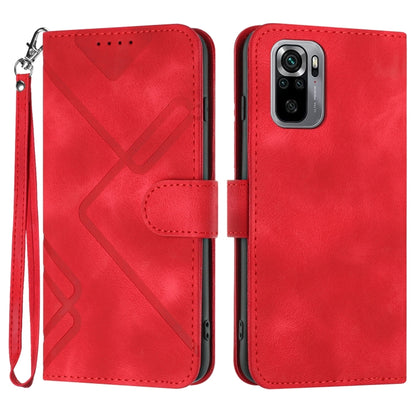 ซองโทรศัพท์หนังลายเส้นลายเส้น, For Xiaomi Poco M5, For Xiaomi Poco M5s 4G Global, For Xiaomi Redmi Note 11 Pro 4G/5G Global, For Xiaomi Redmi Note 11SE 4G India, For Xiaomi Redmi 10 Power, For Xiaomi Redmi 10A 4G, For Xiaomi Redmi 10C Global/10 India  ...