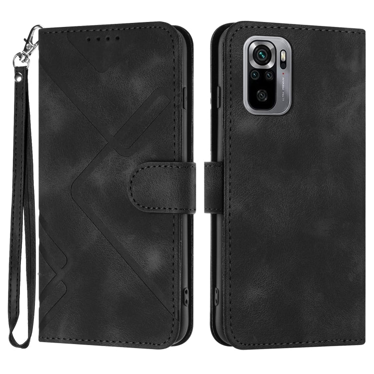 ซองโทรศัพท์หนังลายเส้นลายเส้น, For Xiaomi Poco M5, For Xiaomi Poco M5s 4G Global, For Xiaomi Redmi Note 11 Pro 4G/5G Global, For Xiaomi Redmi Note 11SE 4G India, For Xiaomi Redmi 10 Power, For Xiaomi Redmi 10A 4G, For Xiaomi Redmi 10C Global/10 India  ...